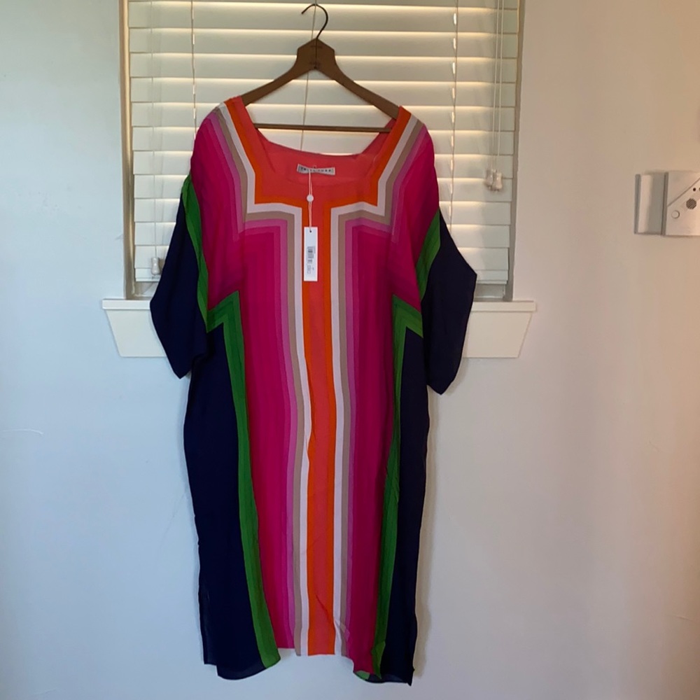 Trina Turk caftan dress.